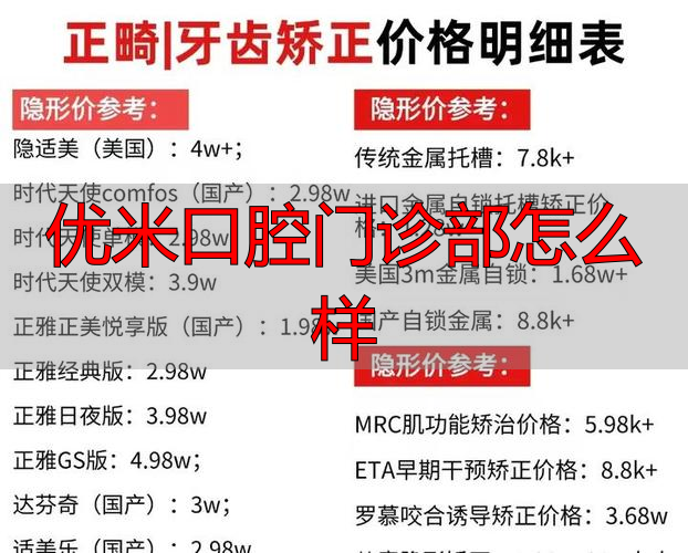 口腔门诊的优点和缺点怎么讲_口腔门诊流程优化具体案例_优米口腔门诊部怎么样