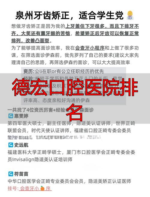 德宏州医院排名_德宏口腔医院排名_德宏州的医院有哪些