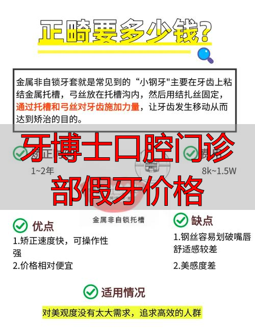 牙博士口腔门诊部假牙价格_牙博士口腔矫正多少钱_牙博士口腔收费