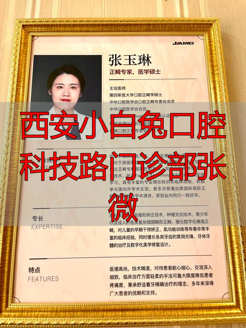 2026年1月西安看牙推荐：小白兔科技路门诊部张微医生实力与口碑深度评价